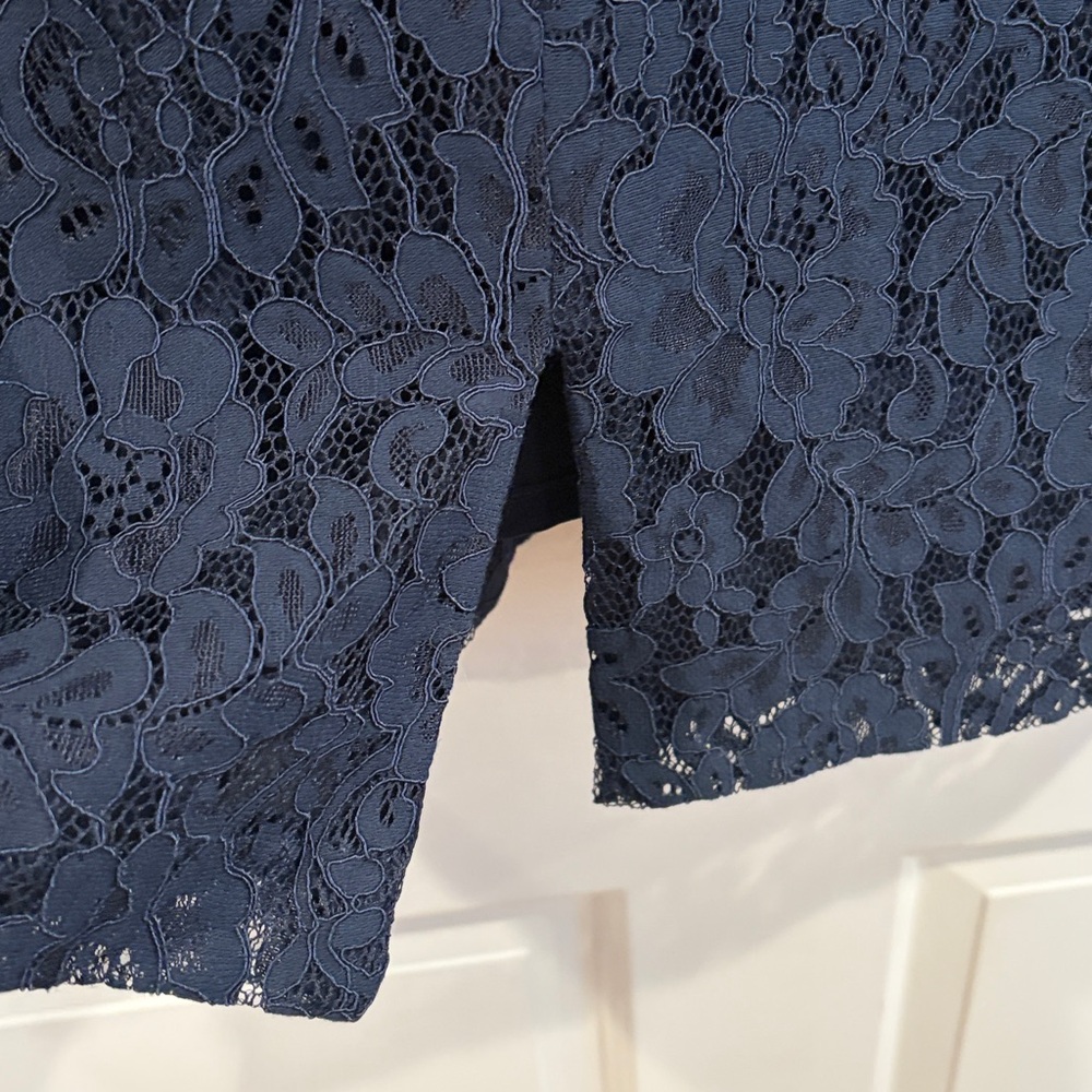 Tommy Hilfiger Elegant Navy Lace Dress size 18 - Picture 7 of 11